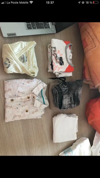 Lot vêtement bébé garçon taille 3 mois