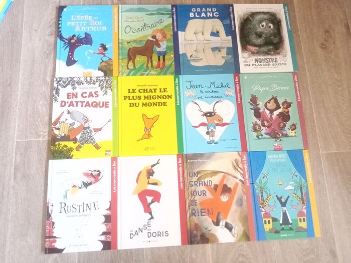 12 livres collection Les Mercredis à Lire - photo numéro 2