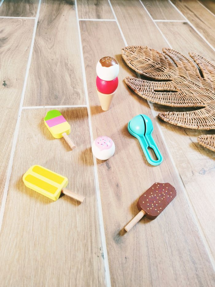 🍦Dinette esquimaux et création de glaces en bois