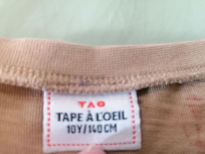 Lot de 2 tee shirts tao 10 ans - photo numéro 3