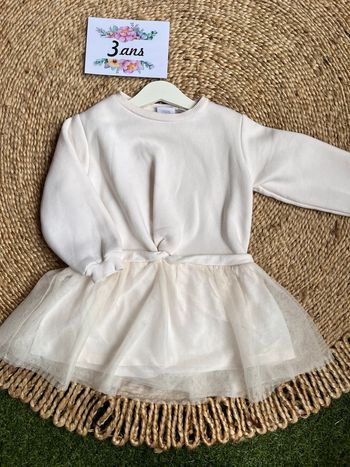 Robe bi matière Zara 3 ans