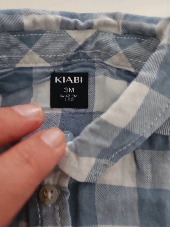 Chemise bébé à carreaux - photo numéro 3