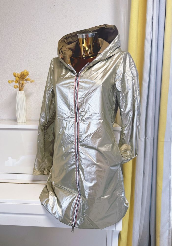 Veste longue mi saison camel doré taille XL🌸 - photo numéro 4