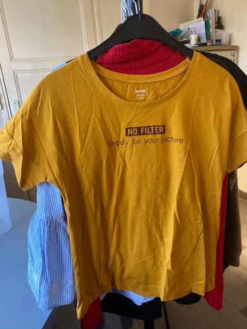 Teeshirt moutarde taille m