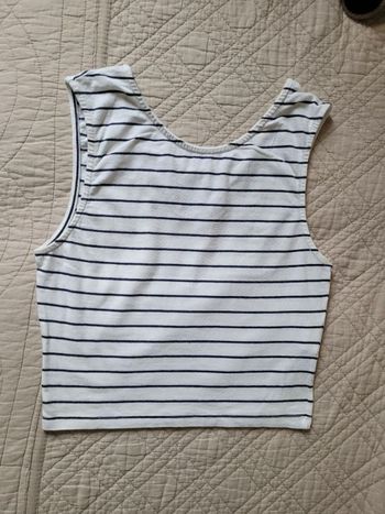 débardeur à rayures