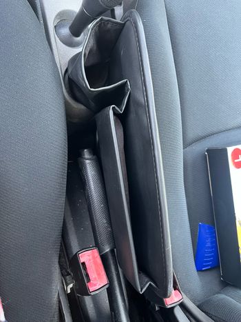 Organiseur/rangement voiture simili cuir noir TBE 🚗