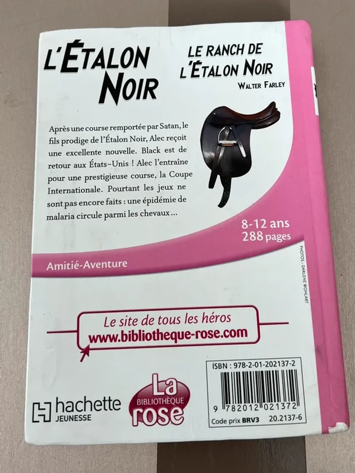 Livre jeunesse « le ranch de l’étalon noir » - photo numéro 2