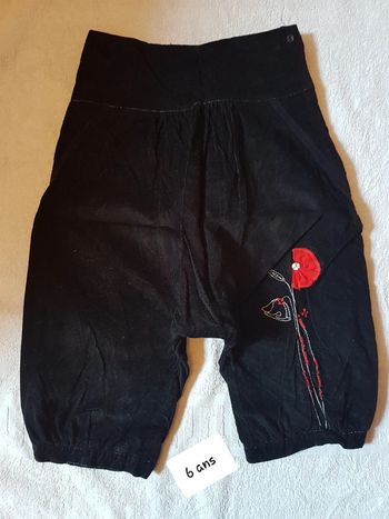 Sarouel velour orchestra 6 ans