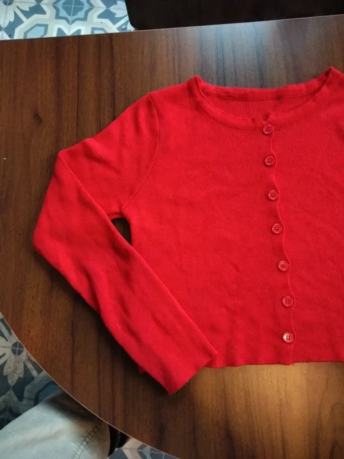 Top rouge taille S - photo numéro 2