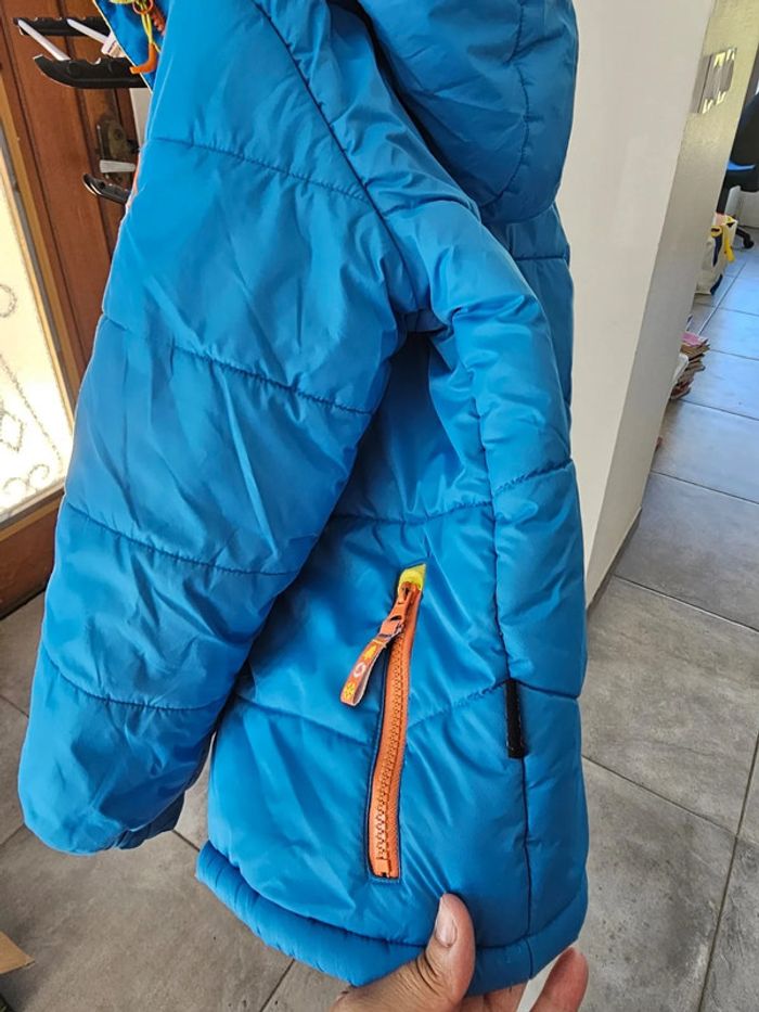 Veste /manteau ski bleu /jaune garçon 10ans/elite aquabade - photo numéro 14