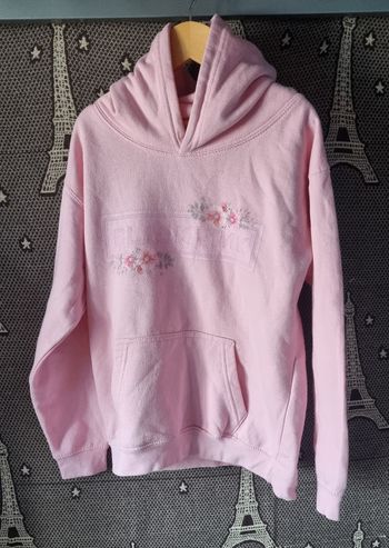 Sweat rose à capuche BlackPink 9-11ans