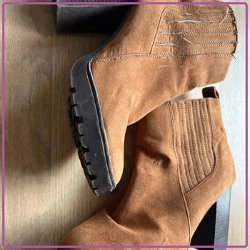 Bottine primark taille 39 imitation daim