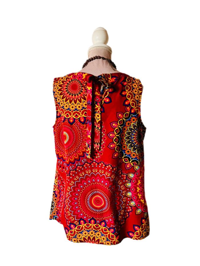 🧡🌞Top boho hippie Coline made in India ethnic chic mandala vibes top🌞🧡 - photo numéro 8