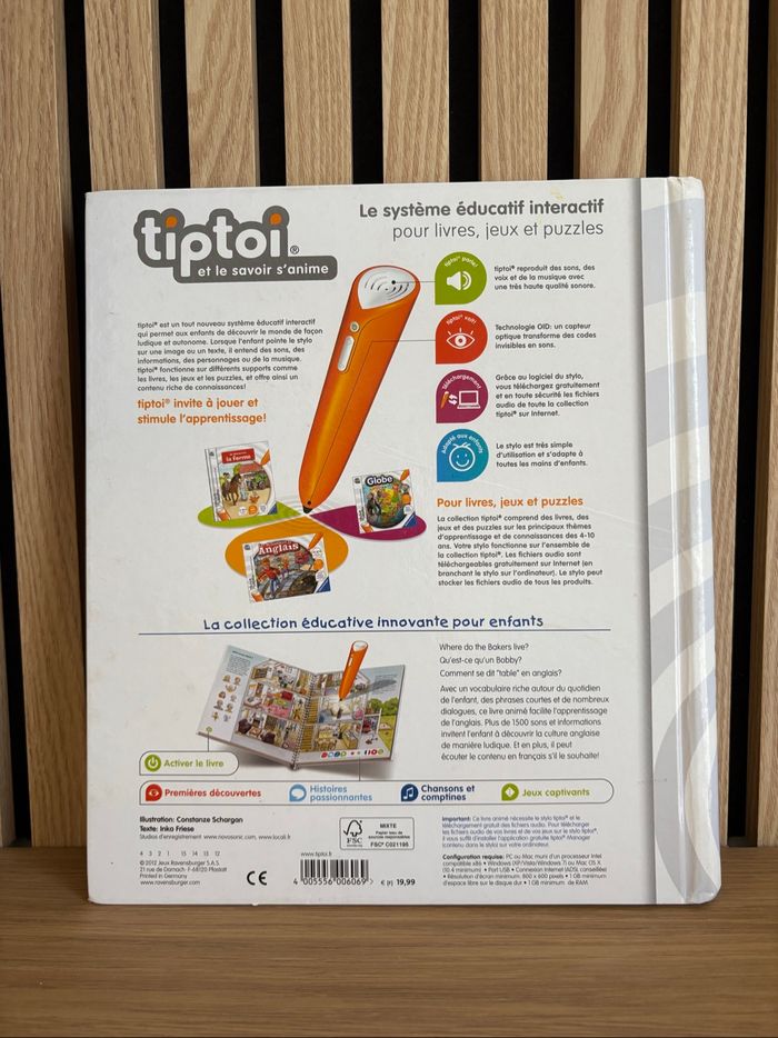 Livre Tiptoi j’apprends l’anglais - photo numéro 2