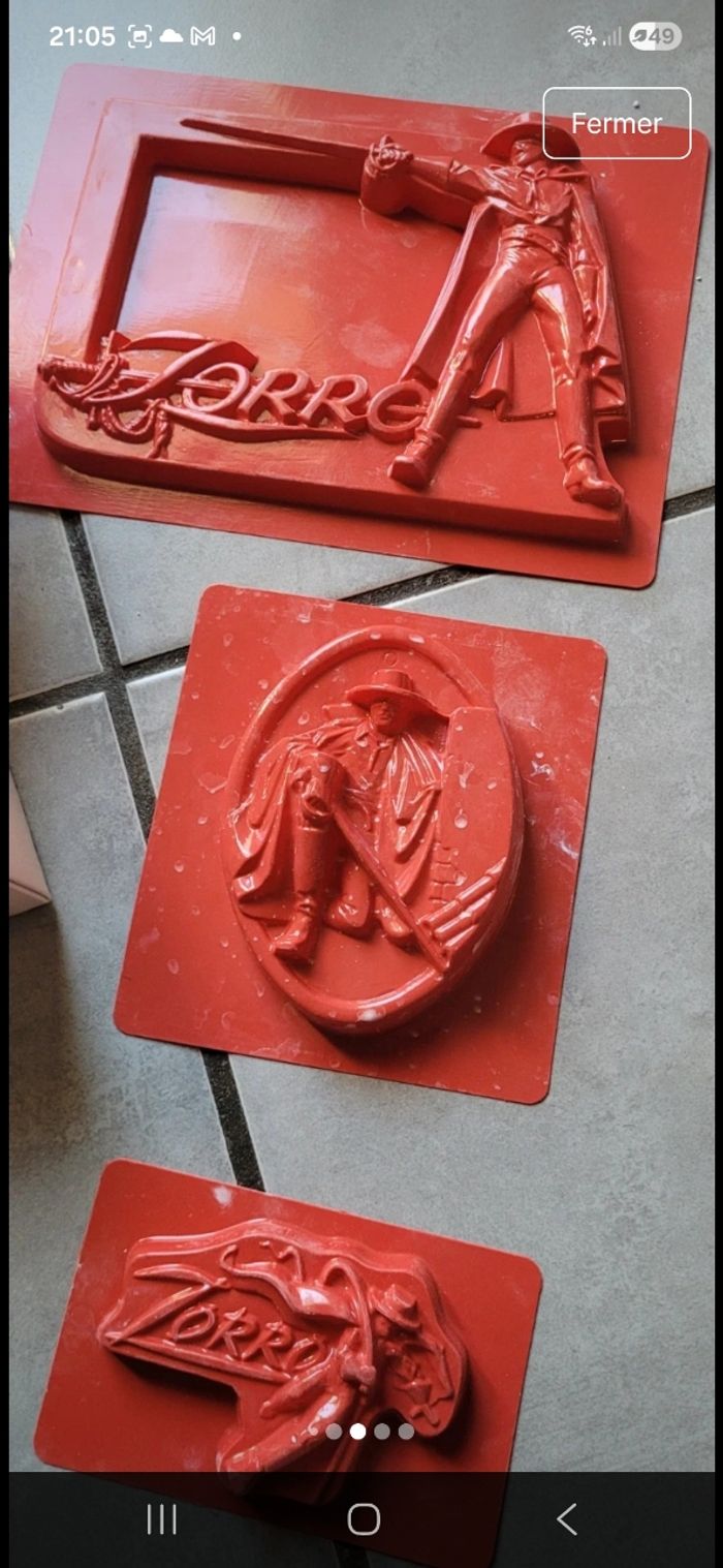 Jeu kit moulage zorro - photo numéro 6