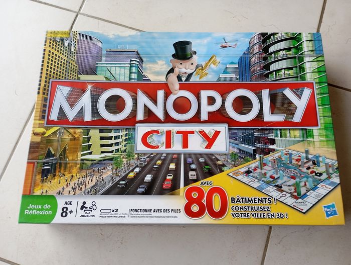 Monopoly city construire la ville en 3D neuf hasbro