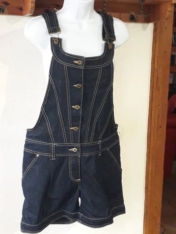Combi-short Salopette jean