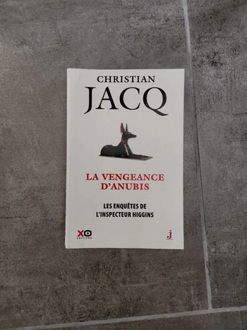 Livre : La vengeance d'Anubis