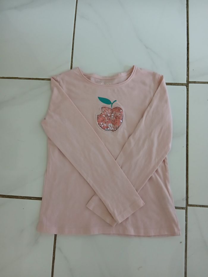 Pull fin en coton fille taille 8 ans marque inextenso tres bonne etat - photo numéro 6