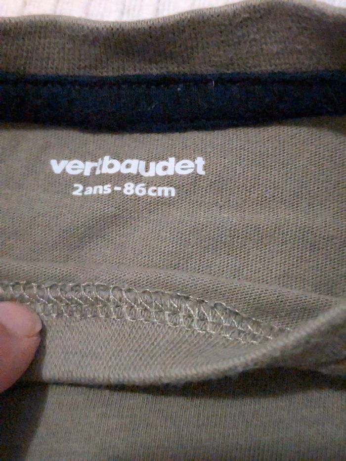 T-shirt dinosaure Vertbaudet 24 mois - photo numéro 2