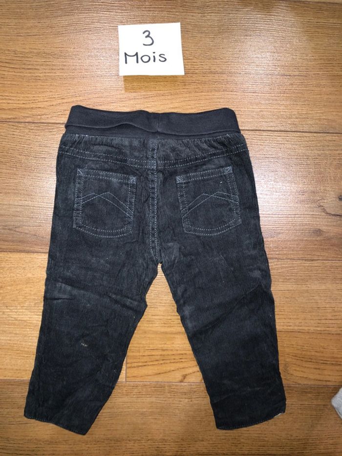 Lot de 2 pantalons garçon sergent major velour 🌺 taille 3 - 6 mois - photo numéro 7