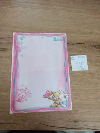 Papier à lettre Diddl édition Pimboli 11 2,00€