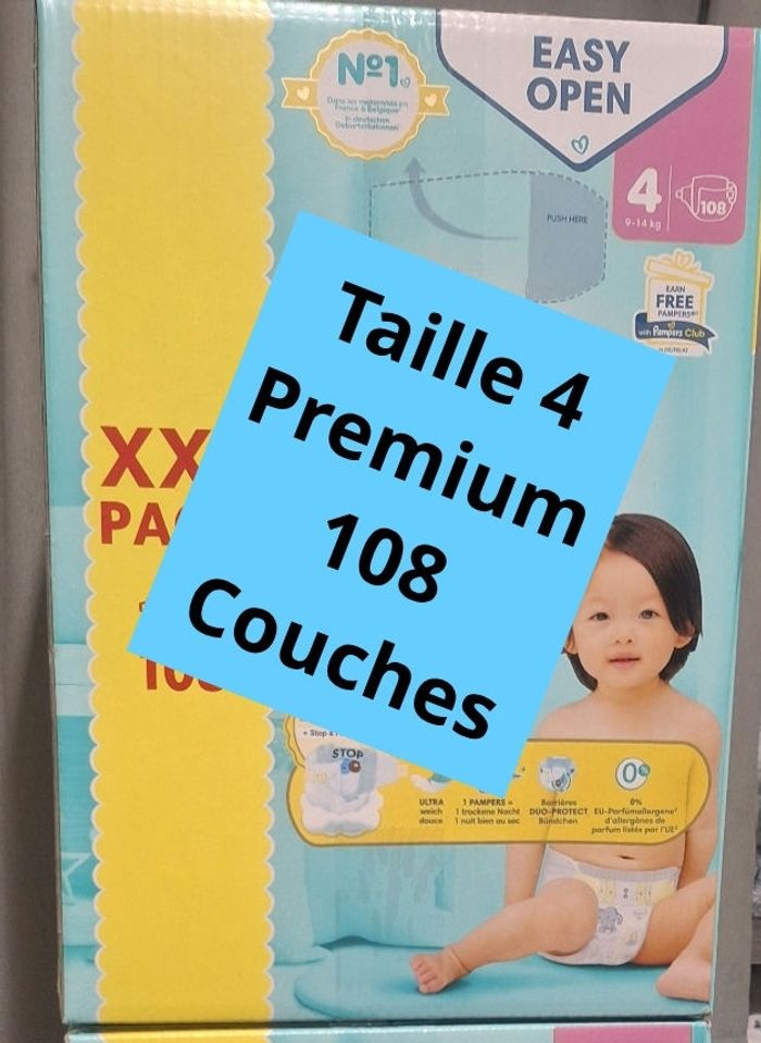 Pampers  taille 4 premium protection