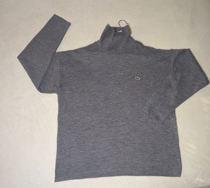 Pull col roulé Lacoste - photo numéro 3