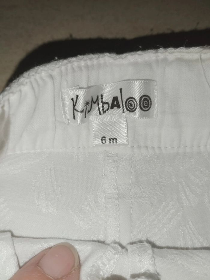 Pantalon blanc 6mois - photo numéro 3