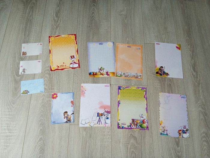 Lot de 11 feuilles diddl