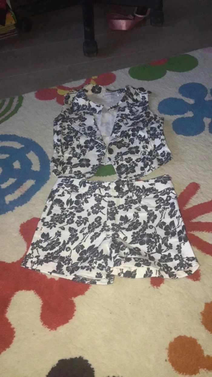 Ensemble short + veste 8ans
