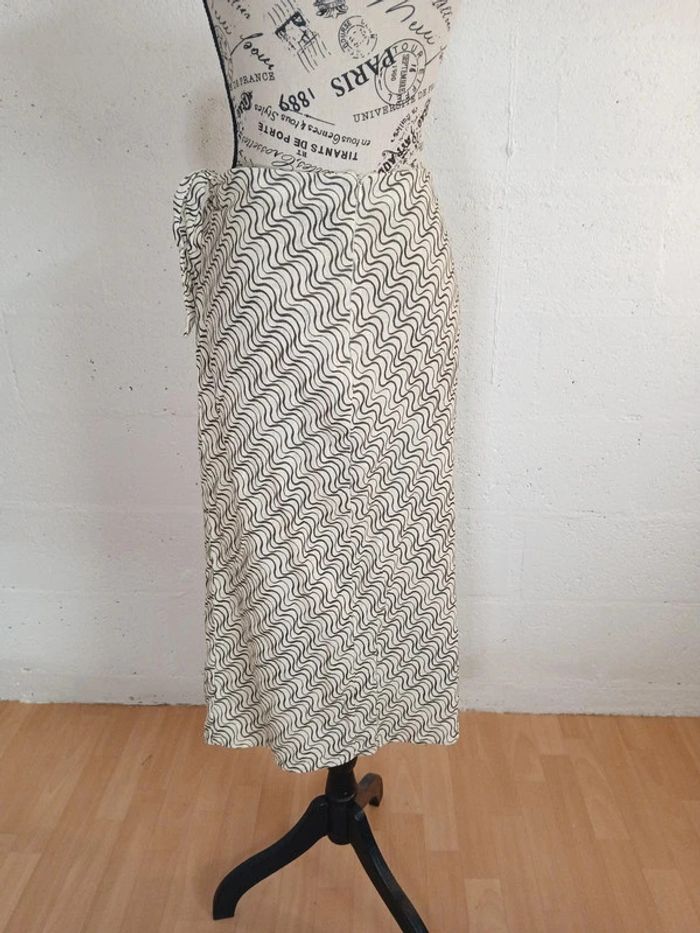 🖤 Jupe longue nouée Pull&Bear – Taille S – 100% coton – Très bon état - photo numéro 3