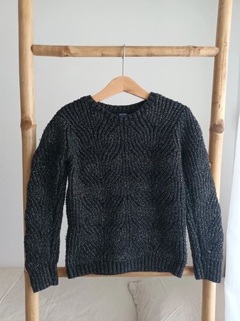 Pull noir pailleté 10 ans