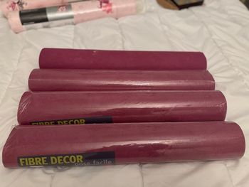 Lot rouleaux papier peint thème fée clochette 