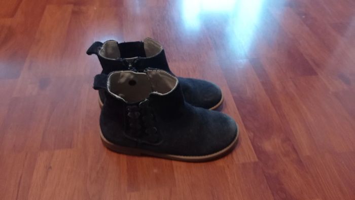 #28# Bottines bleu marines Verbaudet
