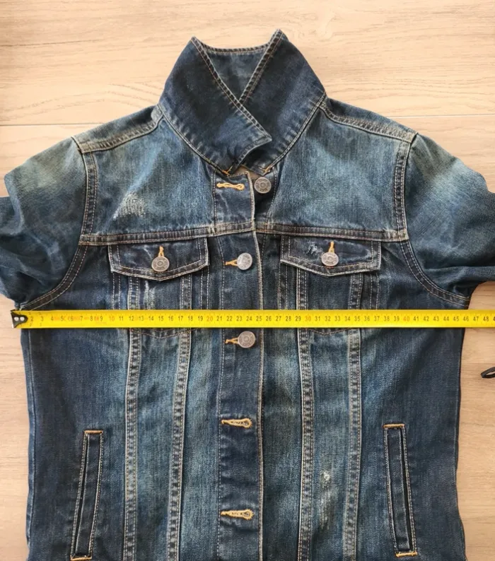 Veste en jean bleue foncée Kiabi Taille S ou 34 36 - photo numéro 11