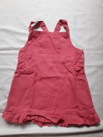 Robe salopette rose