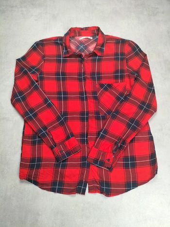 Chemise à carreaux rouge – Pull&Bear – Taille M