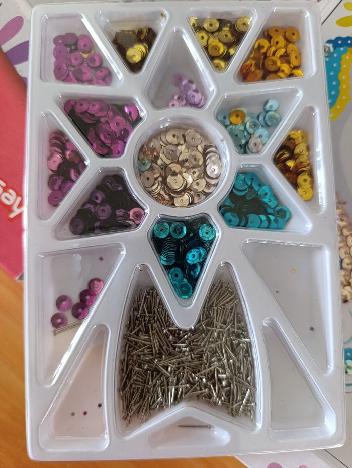 Tableau licorne sequins - photo numéro 7