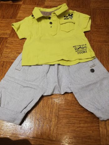 Ensemble kitchoun garçon 1 mois