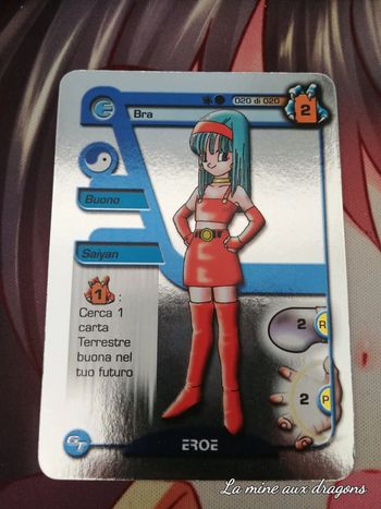 Dragon Ball GT Gioco di carte Secrete Bra 20 Card itlaie Silver Collezionabili