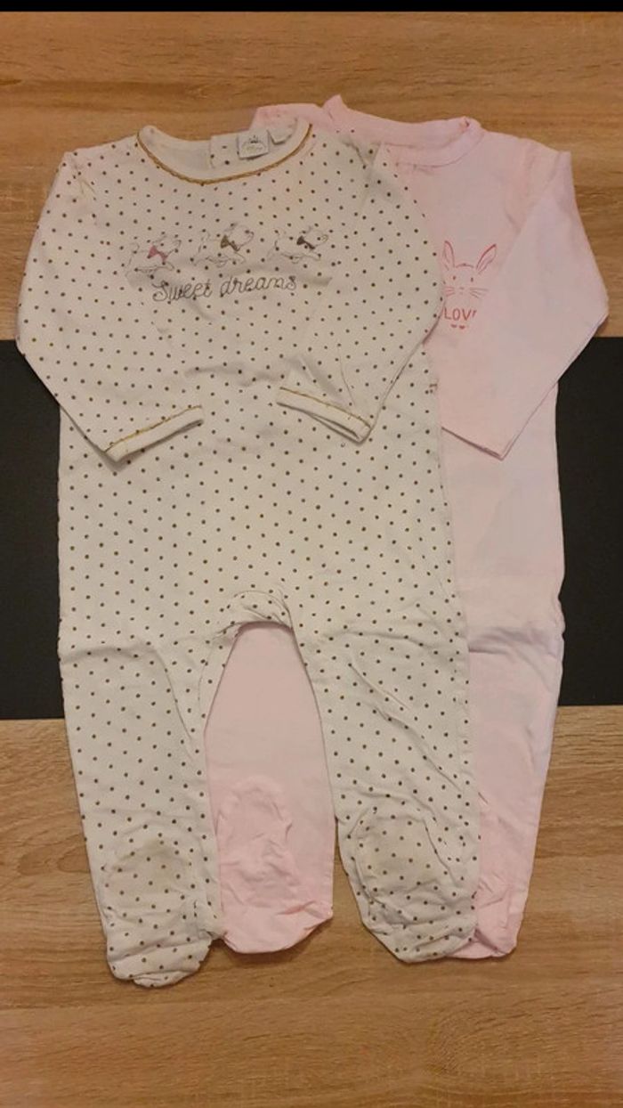 Lot de 2 pyjamas légers 24 mois et 92 cm