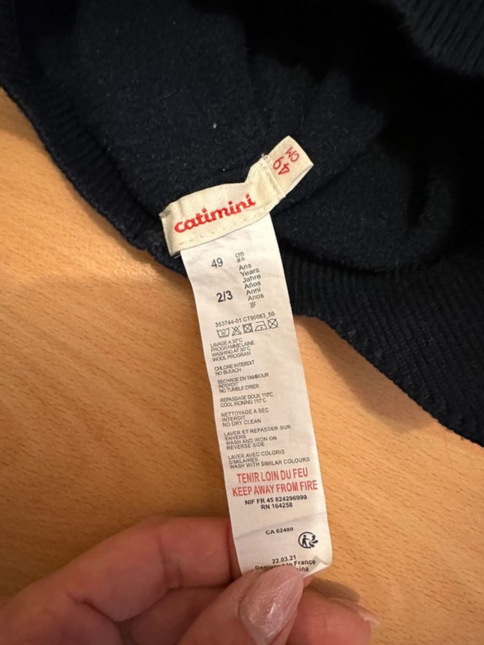 Manteau fourré + Bonnet Catimini - photo numéro 9