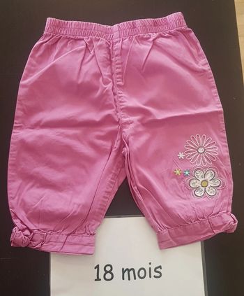 Pantacourt fleurs 18 mois