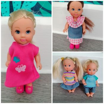 Lot de 4 poupées Simba