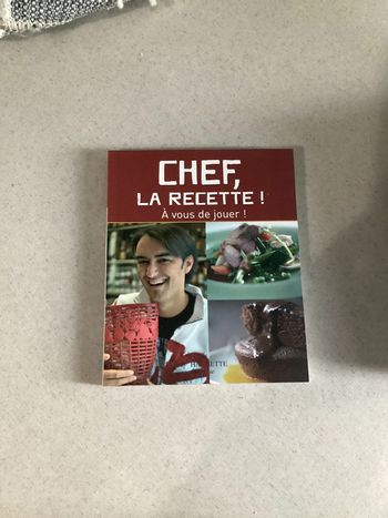 Livre chef la recette de Cyril lignac