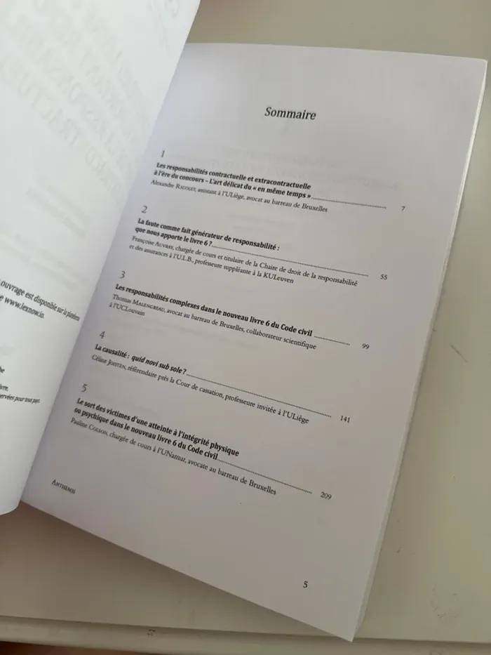Livre le nouveau livre 6 du code portant réforme du droit de la responsabilité - photo numéro 6