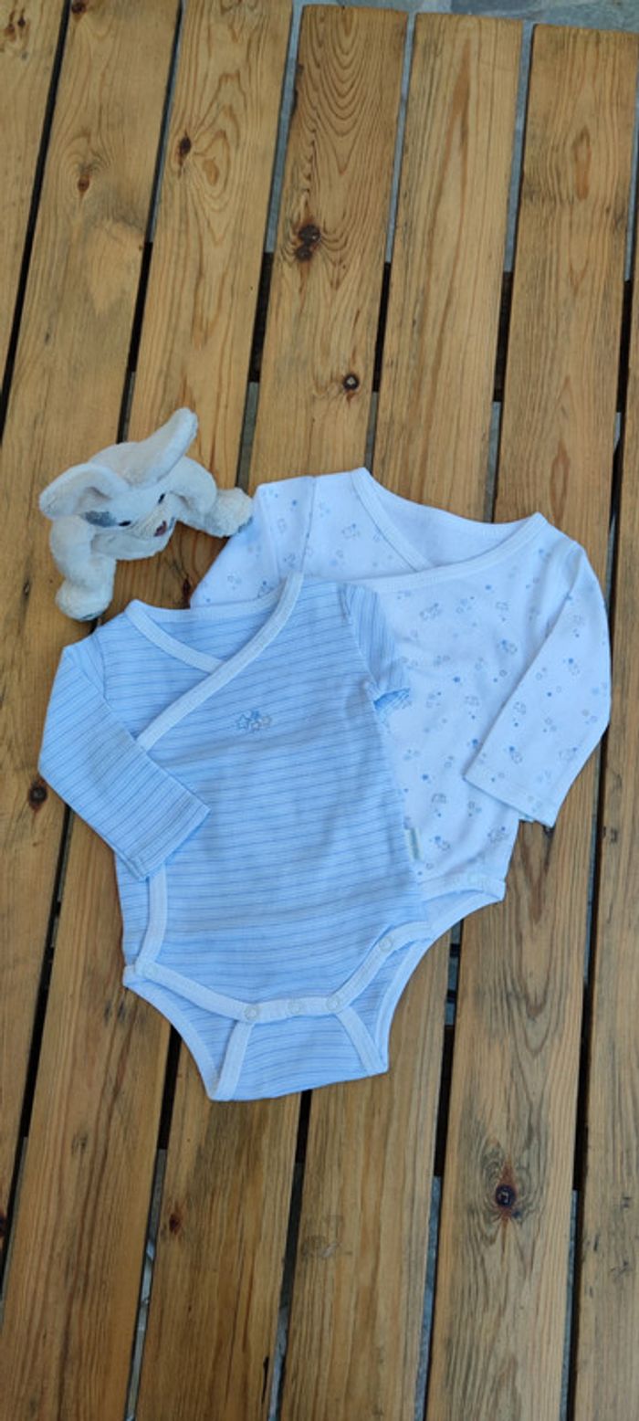 Lot de 2 bodies - T. Naissance
