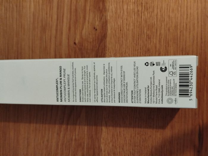 Codex beauty labs brume visage éclat rafraîchissante - photo numéro 5