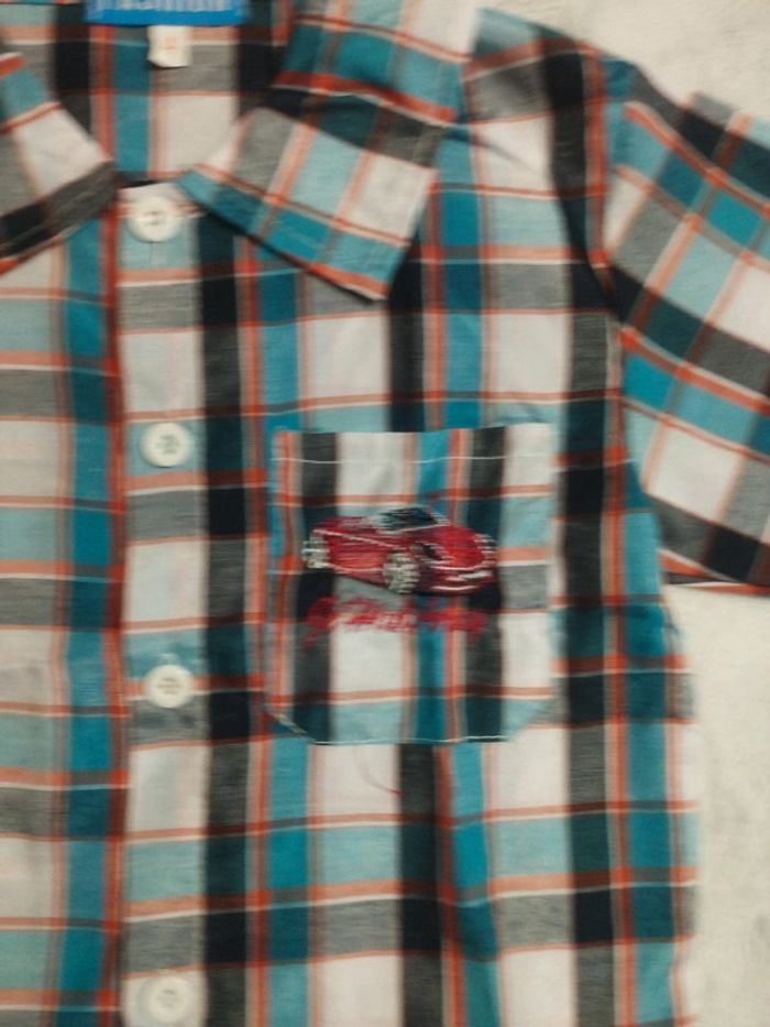 Chemise fine à carreaux 4 ans - photo numéro 3